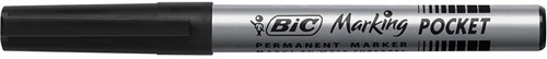 Bic permanent marker ECOlutions, schrijfbreedte 1,1 mm, fijne punt, zwart 1 Stuk
