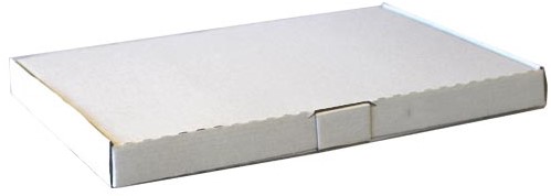 Boîte d'expédition, blanc ft 31 x 22 x 2,5 cm