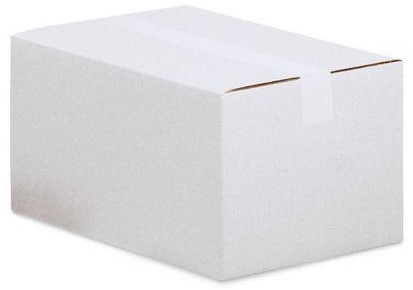 Verzenddoos, enkele golf, 3 mm, wit, ft 370 x 250 x 145 mm