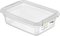 DONAU Home opbergdoos, 1 liter, transparant