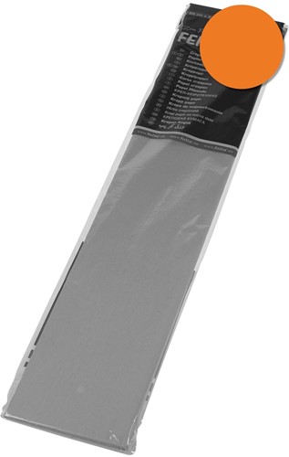 Folia papier crépon orange clair 1 Stuk