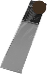 Folia crêpepapier, ft 250 x 50 cm, 32 gram, chocoladebruin 1 Stuk