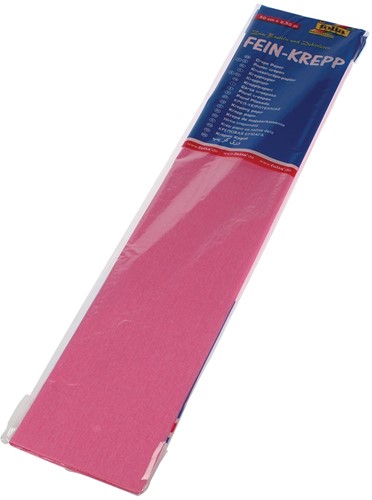 Folia crêpepapier lichtroze 1 Stuk