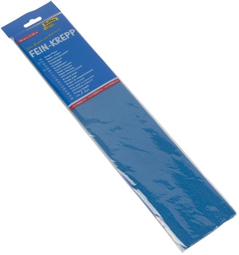 Folia papier crépon bleu intense 1 Stuk