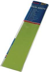 Folia crêpepapier, ft 250 x 50 cm, 32 gram, lichtgroen 1 Stuk