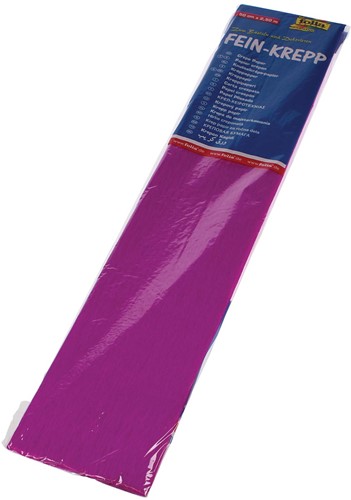 Folia papier crépon rose foncé 1 Stuk