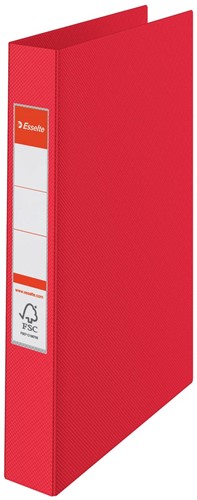 Esselte ringmap Vivida rood, 4 ringen 1 Stuk