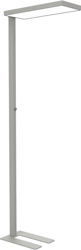 MAULjura vloerlamp, LED, zilver