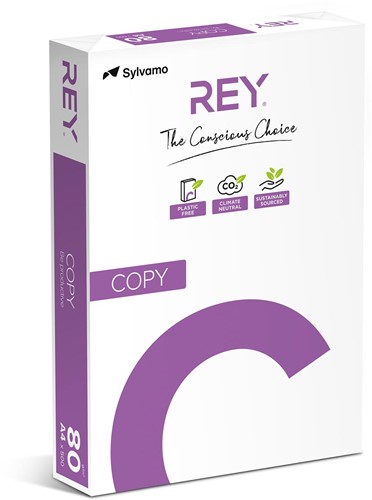 Rey Copy printpapier ft A4, 80 g, pak van 500 vel 500 Vel