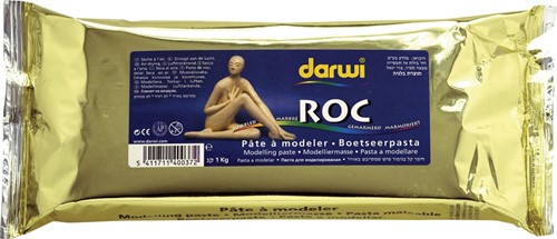 Darwi pâte à modeler Roc, paquet de 1 kg (haute qualité)