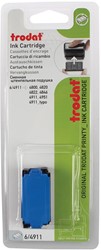 Trodat tampon encreur de rechange bleu, pour cachet 4911/4820/4822/4846, blister de 2 pièces