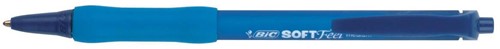 Bic stylo bille Soft Feel Clic Grip, bleu