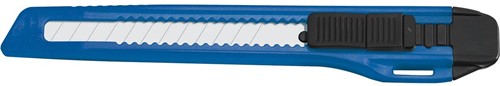 Westcott office cutter, 9mm, zwart/blauw, op blister 1 Stuk