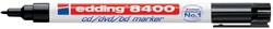 Edding permanent marker voor CD/DVD/BD e-8400 zwart 1 Stuk