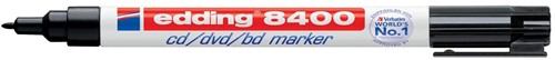 Edding permanent marker voor CD/DVD/BD e-8400 zwart 1 Stuk