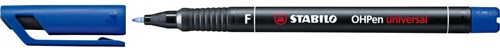 STABILO OHPen universal, OHP-marqueur, permanent, fine 0,7 mm, bleu 1 Stuk