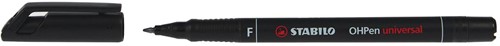 STABILO OHPen universal, OHP-marqueur, permanent, fine 0,7 mm, noir 1 Stuk