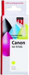 Inktcartridge Quantore Canon Cli-571XL geel 1 Stuk