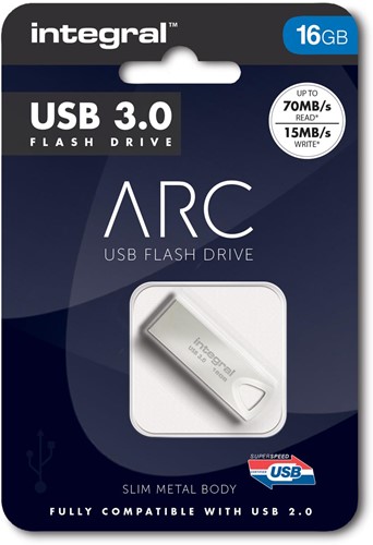 Integral ARC USB stick 3.0, 16 GB, zilver-2