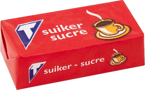 Tienen suikerklontjes 2 x 2,5 g, doos van 1000 stuks