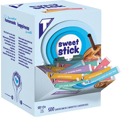 Tirlemont sachets de sucre, 4 g, boîte de 500 pièces