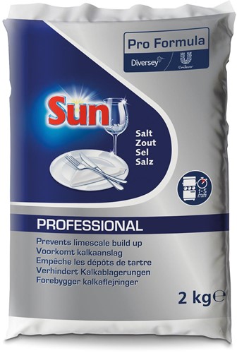 Sun Pro Formula sel régénérant pour lave-vaisselle, sachet de 2 kg 1 Stuk