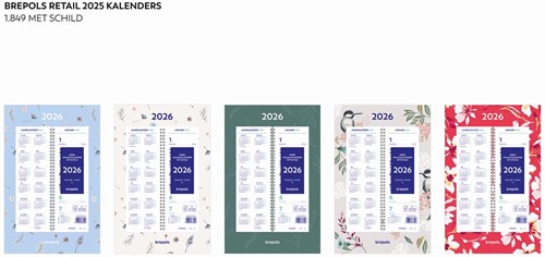 Brepols calendrier semaine sur plaque, fantasy, 2026