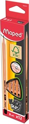 Maped potlood Black'Peps B, zonder gum