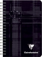 Clairefontaine schrift ft 9,5 x 14 cm, 180 bladzijden, gelijnd, spiraalbinding, geassorteerde kleuren 1 Stuk-3