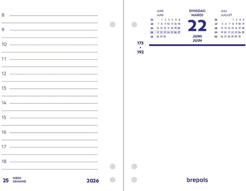 Brepols dagomlegger, 2026 1 Stuk