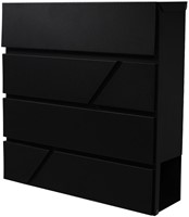 Brievenbus Deluxe PB200, zwart