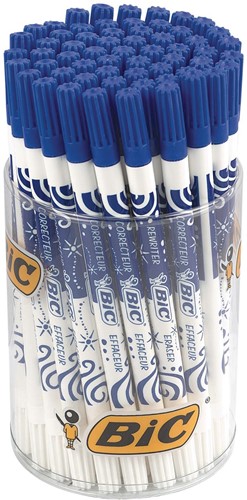 Bic inktuitwisser Ink Eater, plastic pot met 60 stuks 1 Stuk