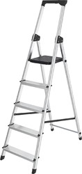Brasq escabeau SL500, aluminium, argent, 5 marches