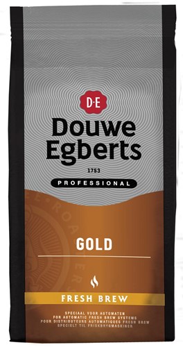 Douwe Egberts gemalen koffie voor automaten, Gold fresh brew, pak van 1 kg 1000 Gram