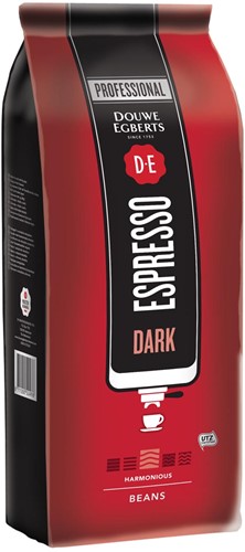 Douwe Egberts koffiebonen, espresso Dark, pak van 1 kg