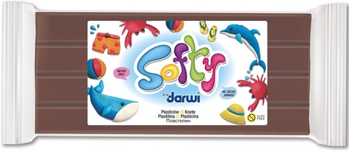 Darwi pâte à modeler Softy brun