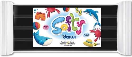 Darwi pâte à modeler Softy noir