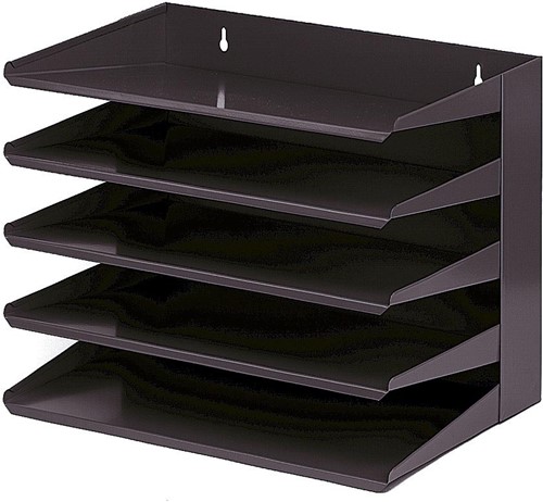 Trieur : 5 compartiments, noir 1 Stuk