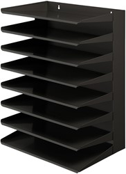 V-part sorteerrek 8-delig, zwart