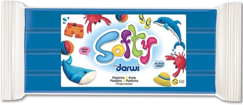 Darwi pâte à modeler Softy, bleu