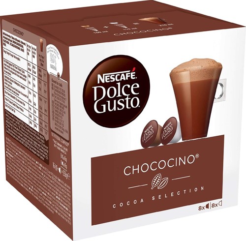 Nescafé Dolce Gusto dosettes de café, Chococino, paquet de 16 dosettes 16 Cup