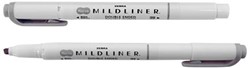 ZEBRA MILDLINER markeerstift, dubbele punt, grijs