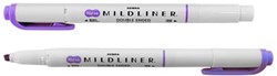 ZEBRA MILDLINER markeerstift, dubbele punt, violet