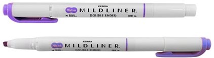 ZEBRA MILDLINER surligneur à deux pointes, violet