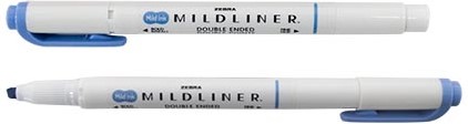 ZEBRA MILDLINER markeerstift, dubbele punt, donkerblauw