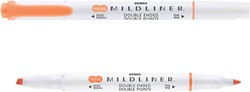 ZEBRA MILDLINER surligneur à deux pointes, abricot