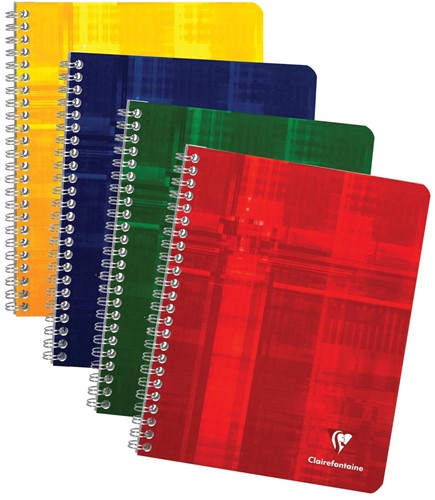 Clairefontaine schrift ft 16,5 x 21 cm, 120 bladzijden, geruit 5/5 mm, met kantlijn