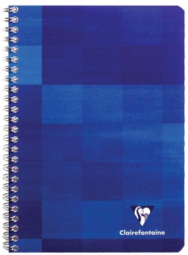 Clairefontaine schrift ft 16,5 x 21 cm, 120 bladzijden, gelijnd, met kantlijn 1 Stuk