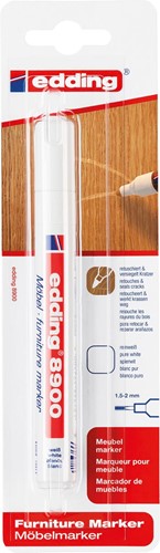 Edding meubelmarker 8900, voor witte meubels, blister van 1 stuk 1 Stuk