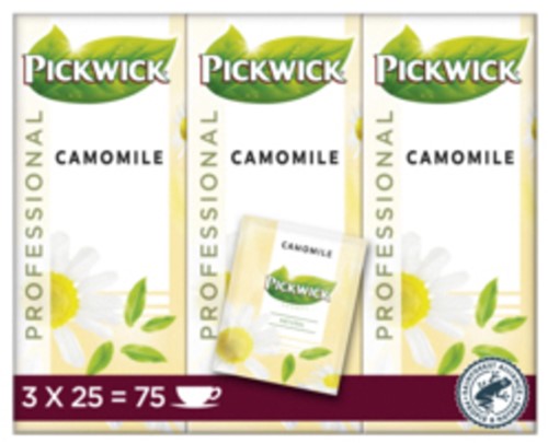 Thee Pickwick camomile 25x1.5gr 25 Stuk